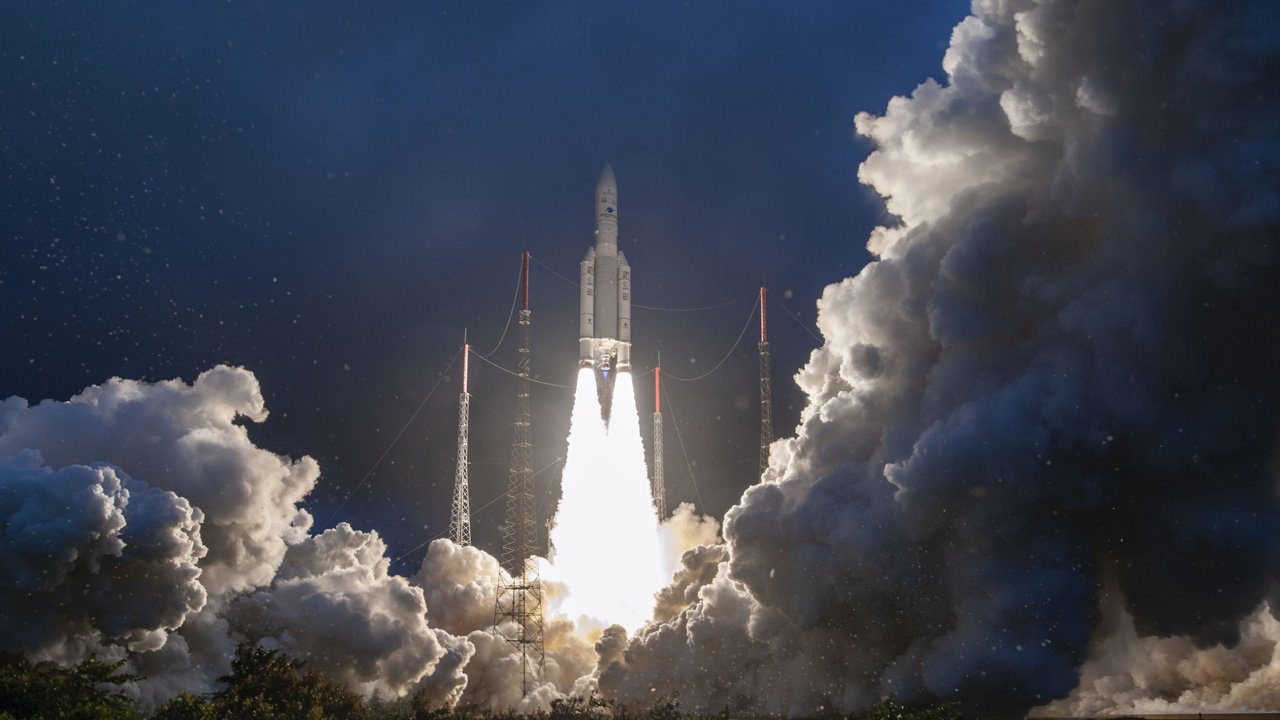 Erfolgreicher erster Start der Ariane 5 in diesem Jahr