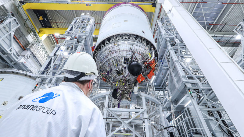 Ariane 6 : le premier étage supérieur prêt pour les essais à feu