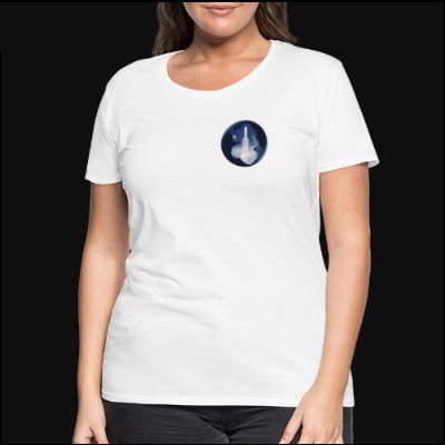 ARIANE 5 and Herschel & Planck mission by Sébastien Plassard – Women’s Premium T-Shirt